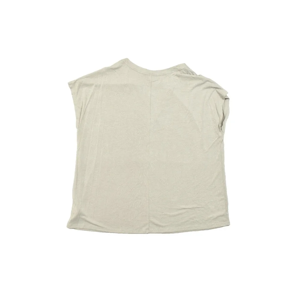 Torrid Women's Size 2 Grey Modal Blend Short Sleeve Cut Out V-Neck T-Shirt